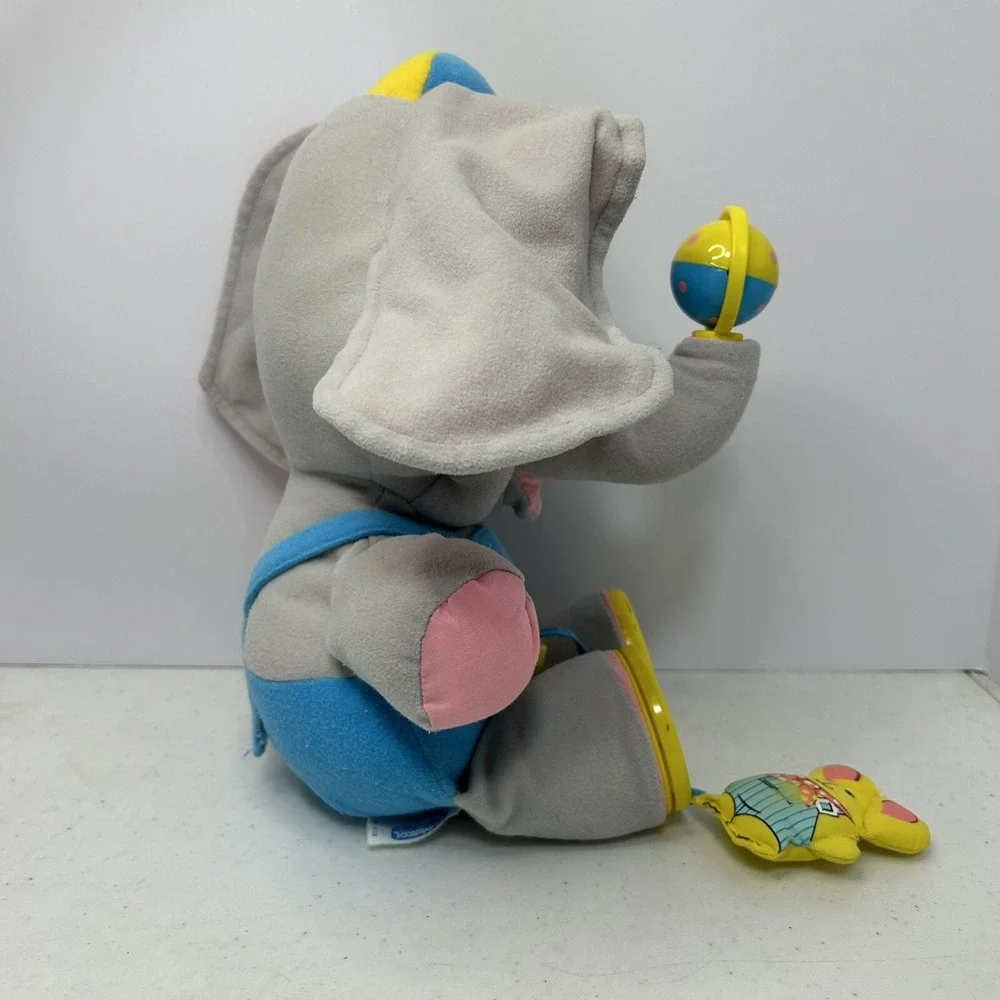 Vintage Playskool 1986 Busy Elephant Activity Plush Stuffed Toy with‎ Mirro